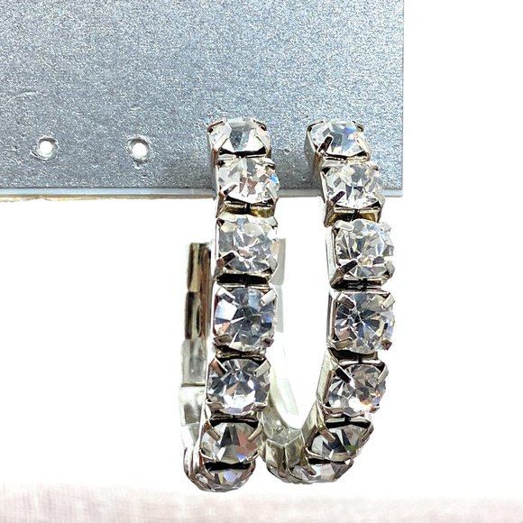 Sparkle Hoop Earrings - Picture 1 of 2